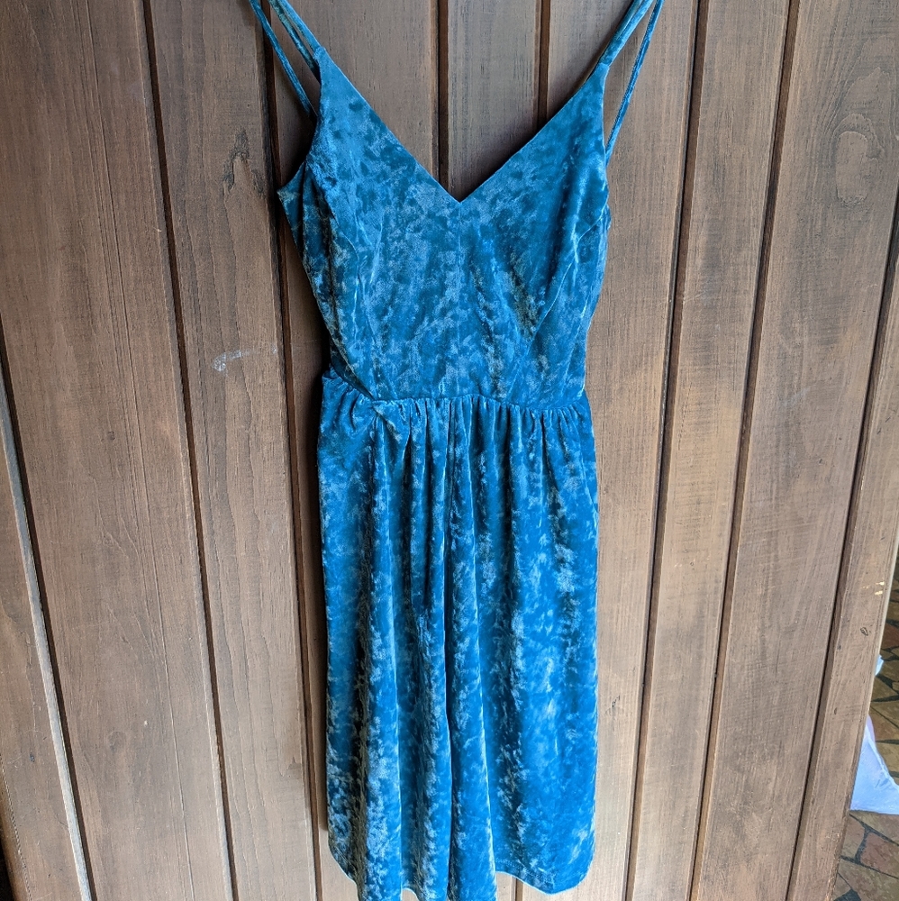 Wild Fable crushed velvet dress